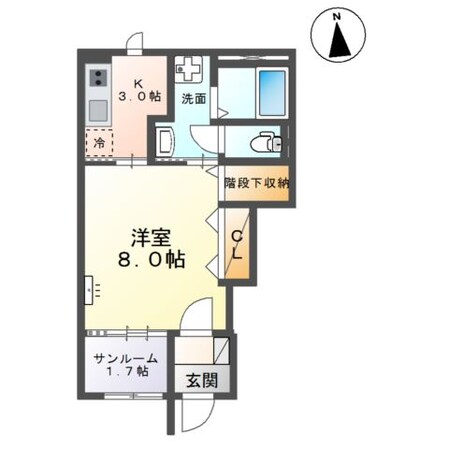 カナロアⅤの物件間取画像